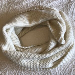 Cream infinity scarf